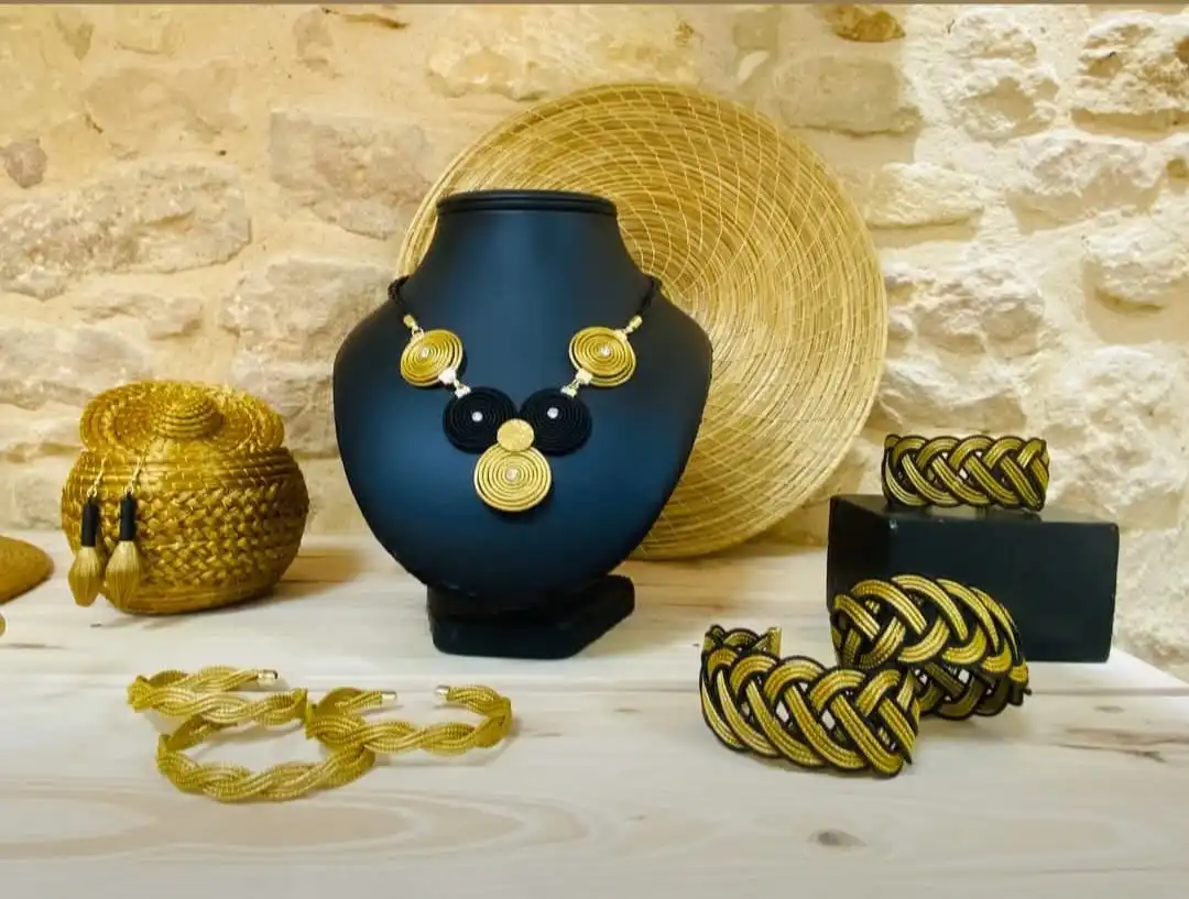 Bijoux en or végétal Flor do Capim